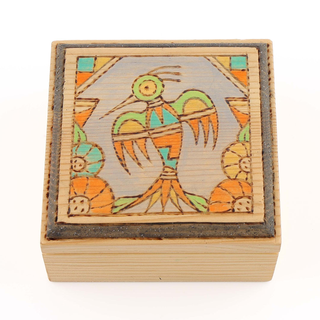 Hopi Hummingbird Wood Box