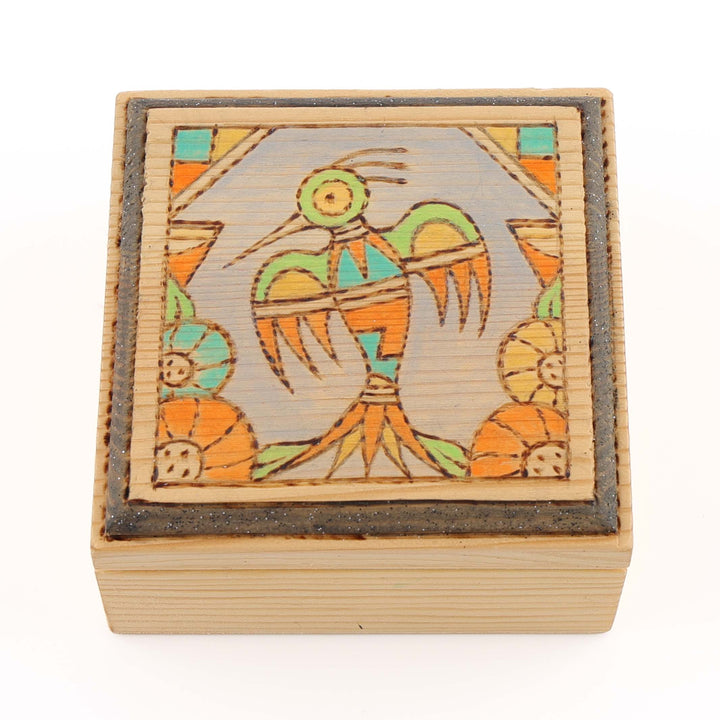 Hopi Hummingbird Wood Box