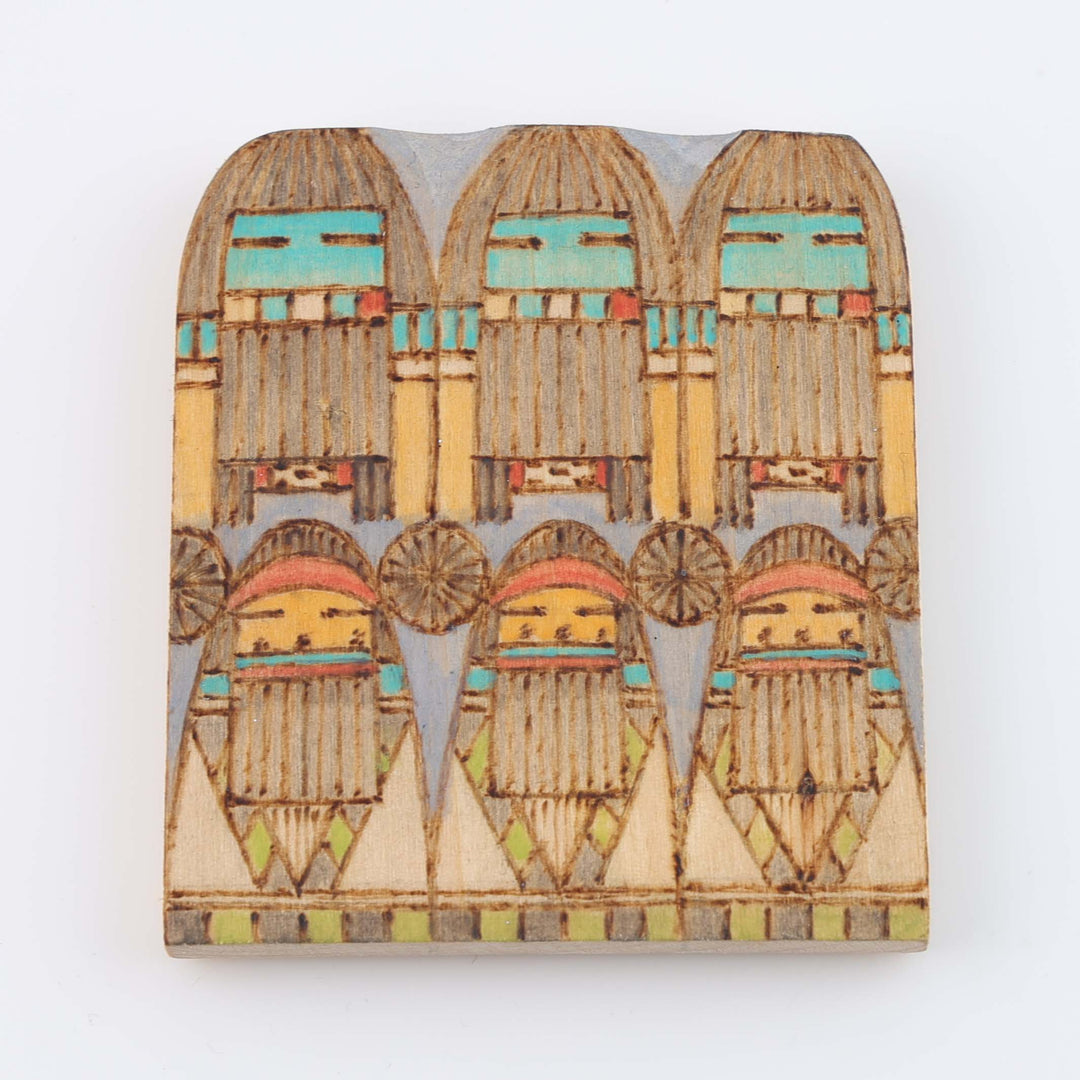 Hopi Longhair Kachina and Kachina Mana Carving