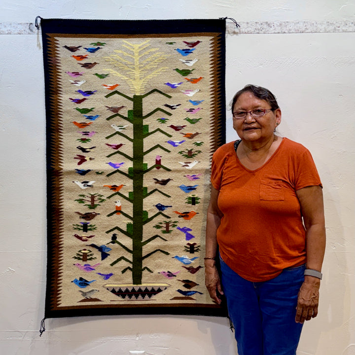 Navajo Bird Pictorial Weaving