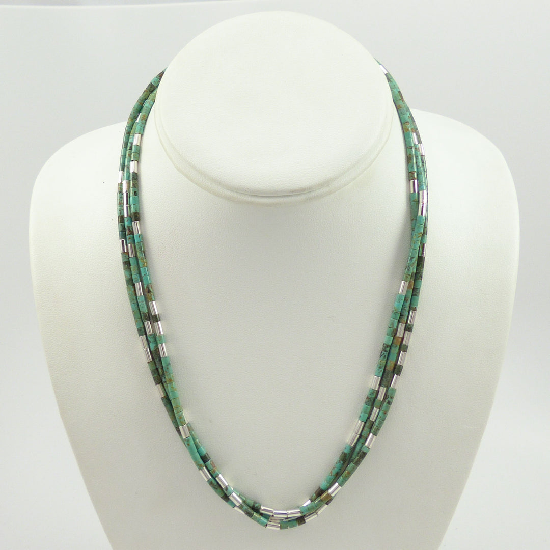 Turquoise Heishi Necklace