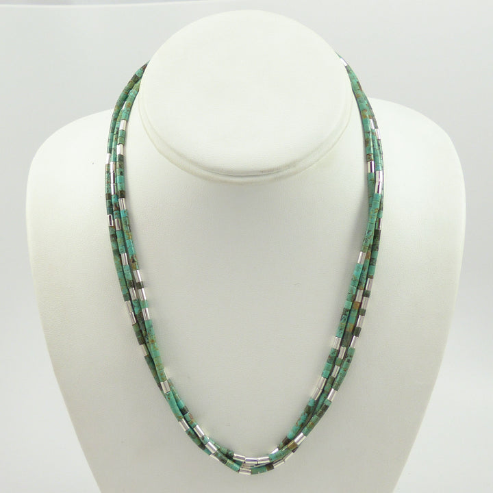 Turquoise Heishi Necklace