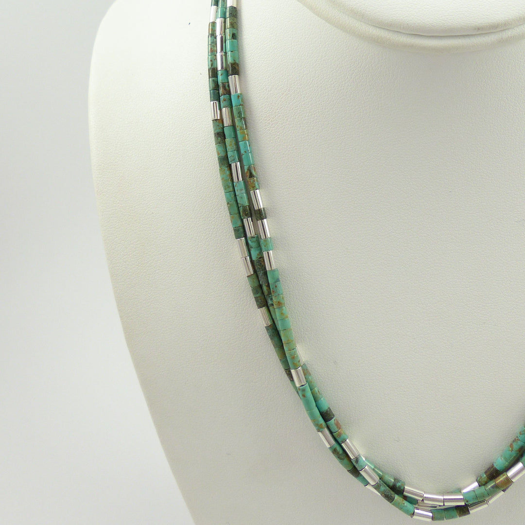 Turquoise Heishi Necklace