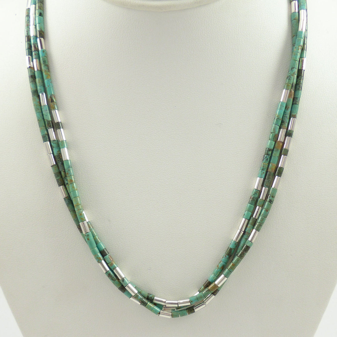 Turquoise Heishi Necklace