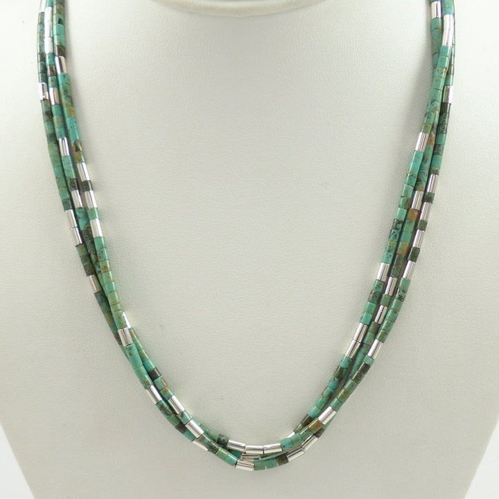 Turquoise Heishi Necklace