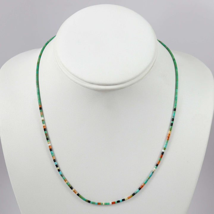 Multi-Stone Heishi Necklace