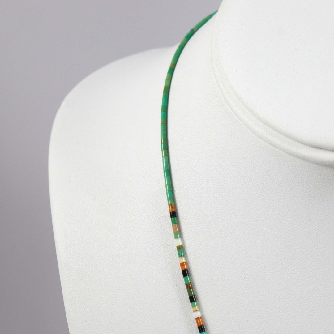 Multi-Stone Heishi Necklace