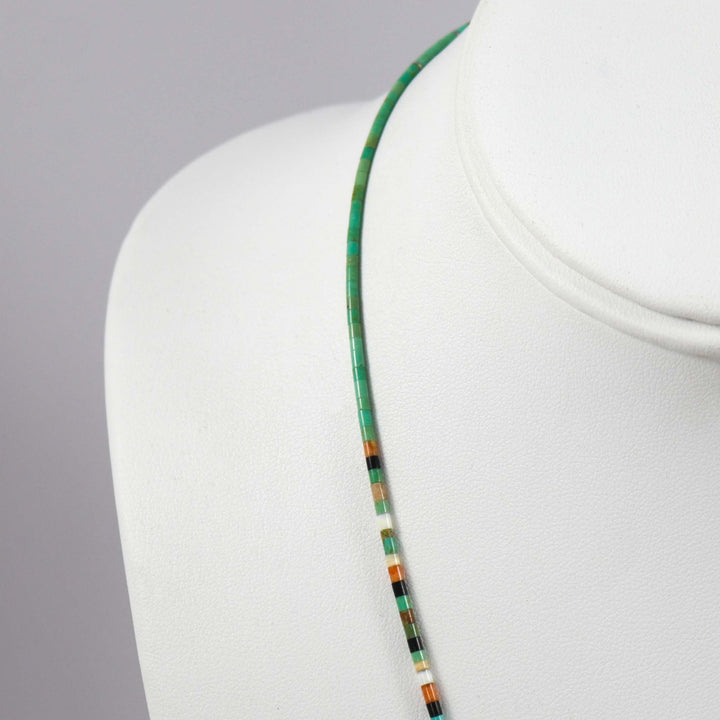 Multi-Stone Heishi Necklace