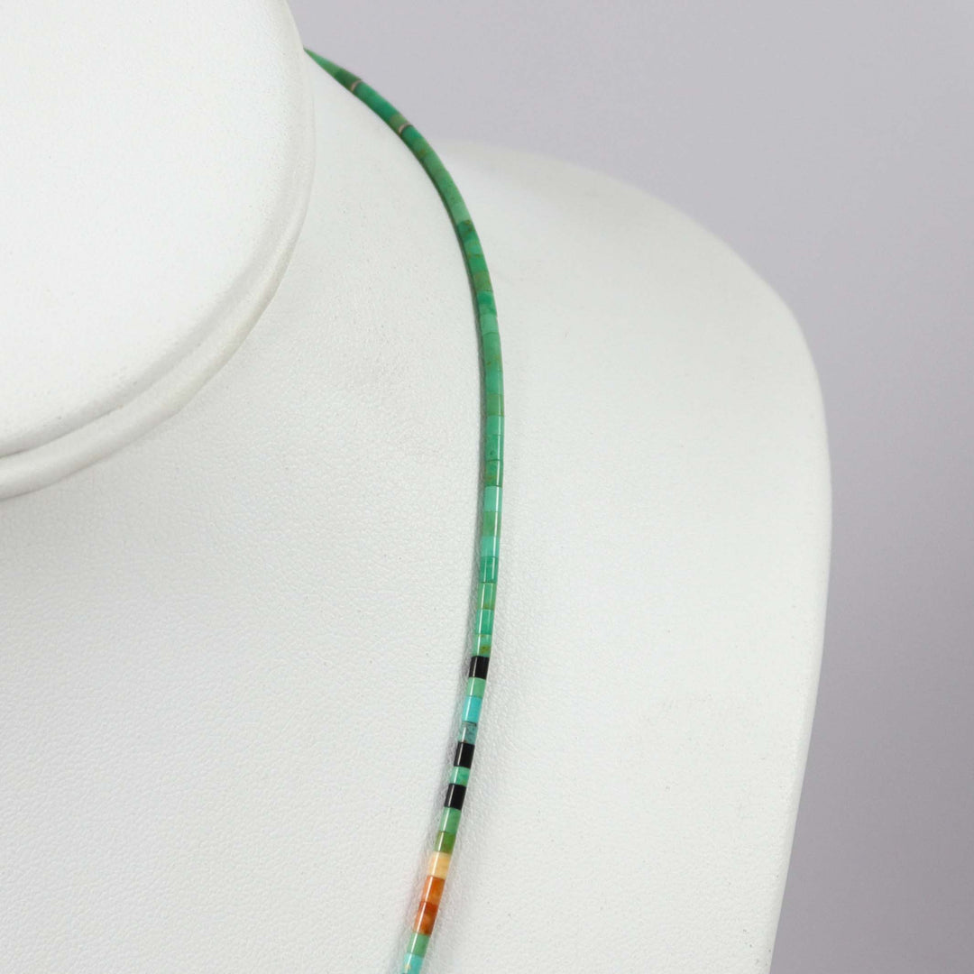 Multi-Stone Heishi Necklace