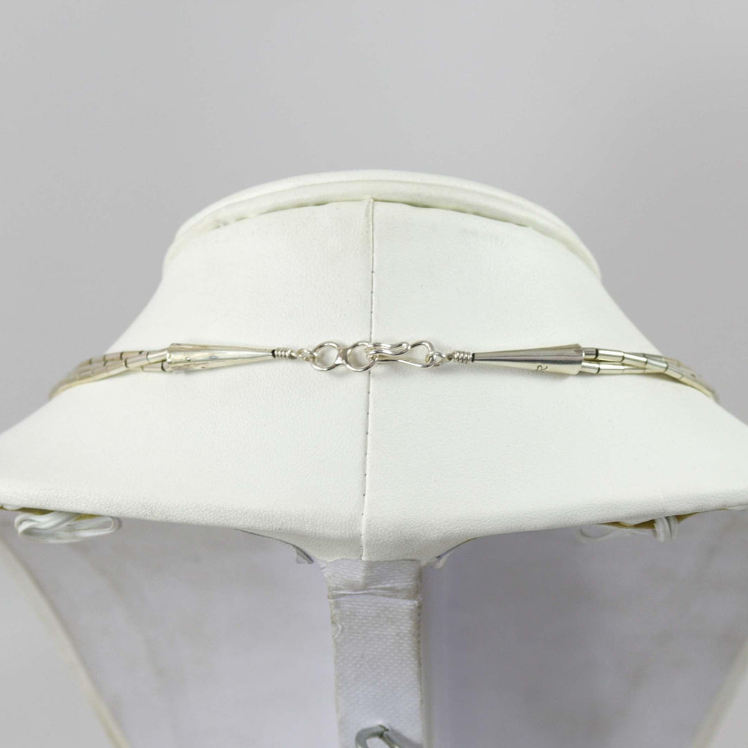 Silver Heishi Necklace by Nick and Me-Wee Rosetta - Garland&