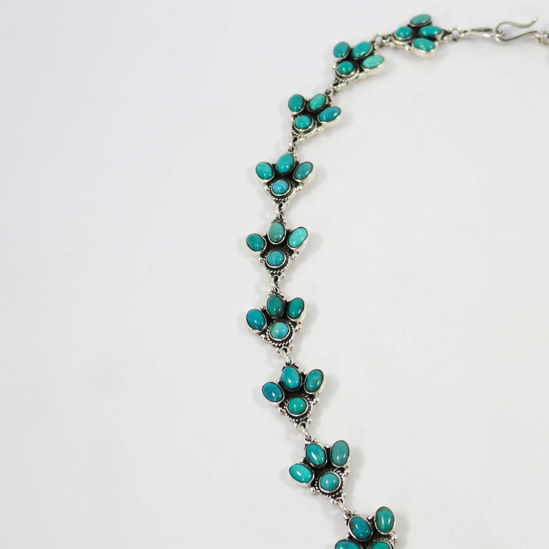 Turquoise Squash Blossom Necklace