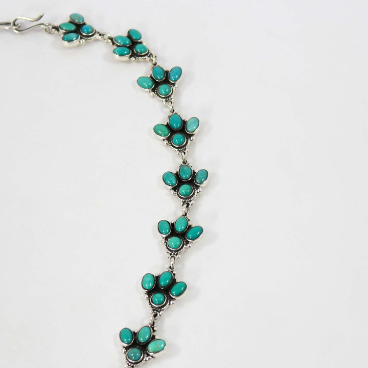 Turquoise Squash Blossom Necklace