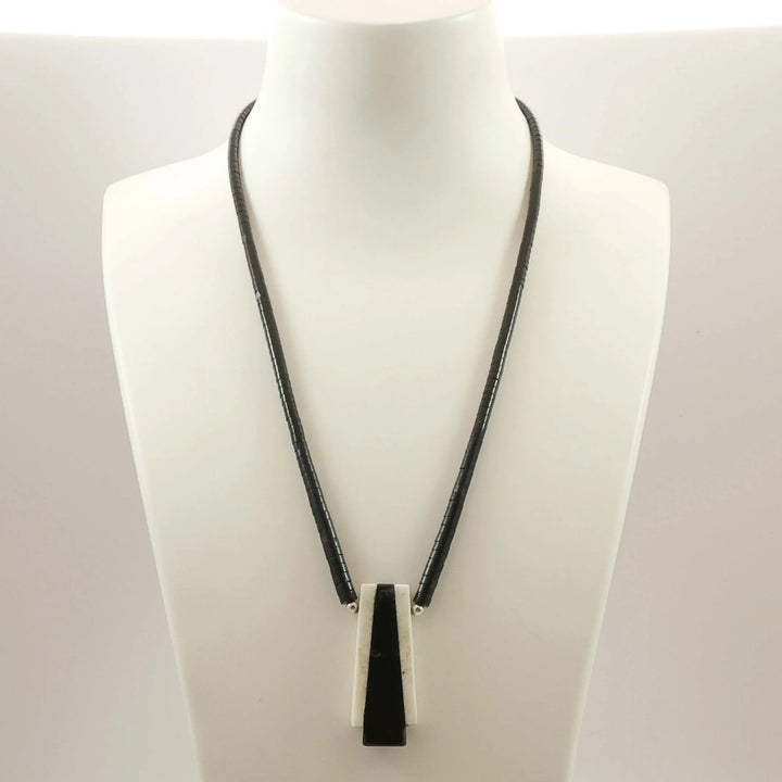 Jet and Marble Necklace