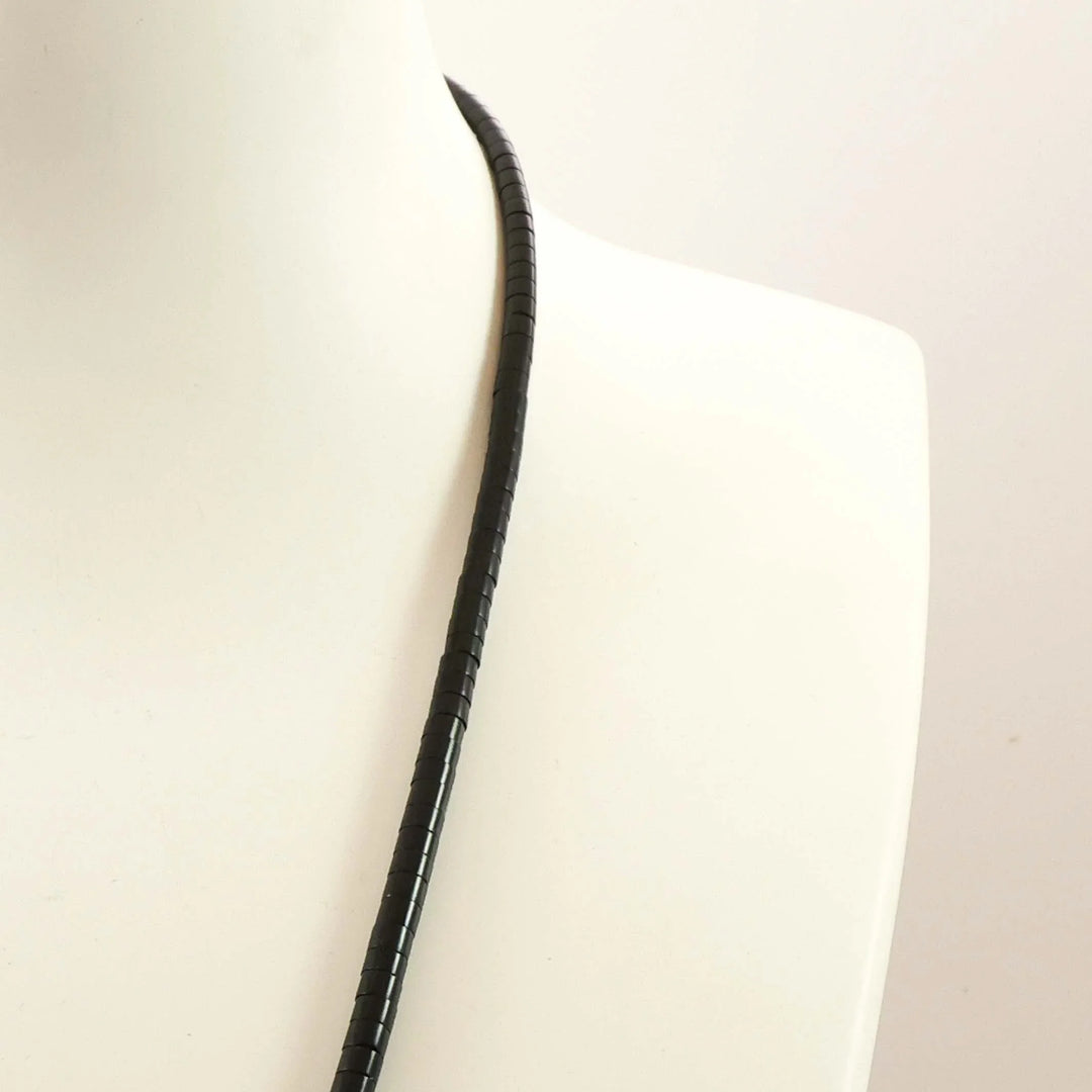 Jet and Marble Necklace