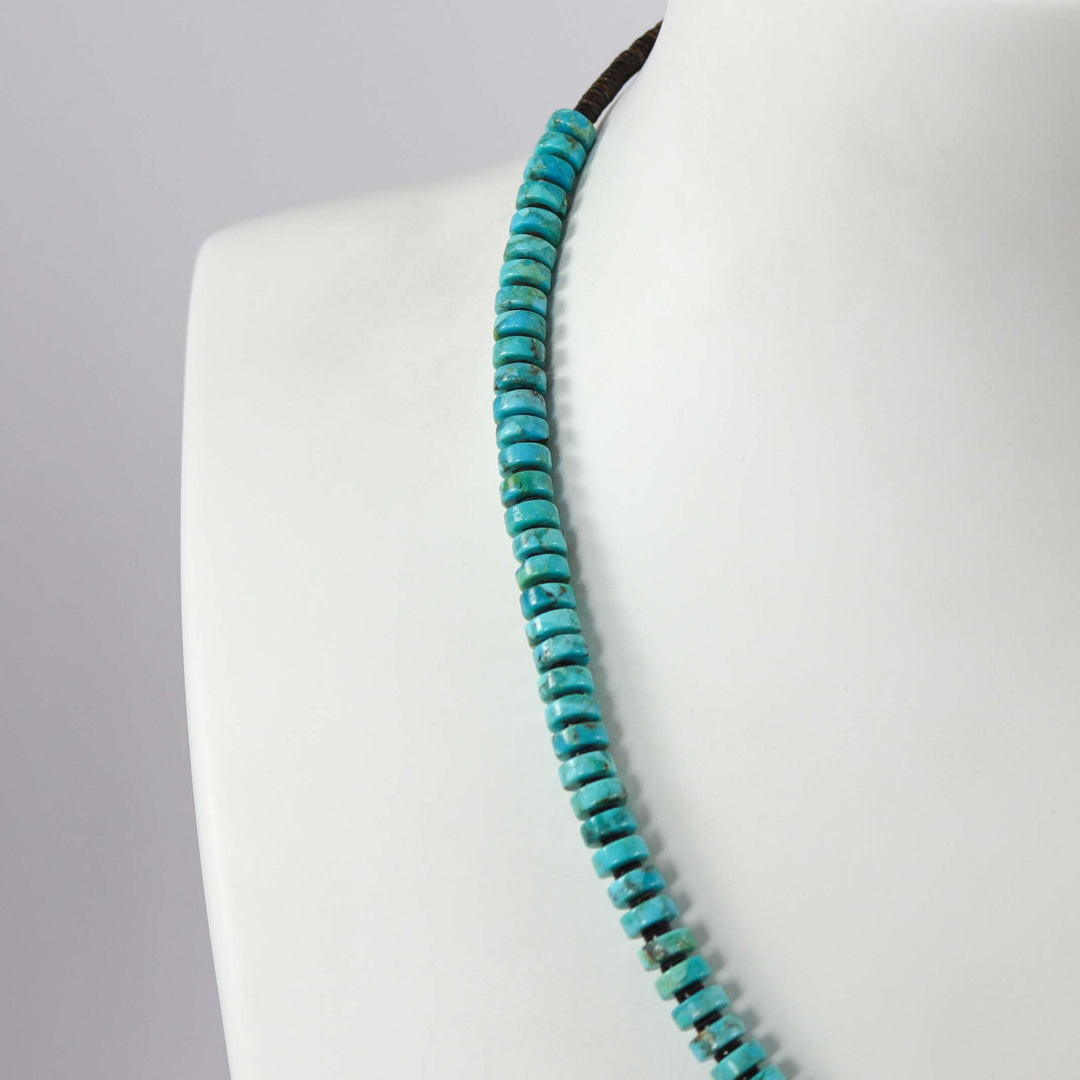 Turquoise and Spiny Oyster Necklace