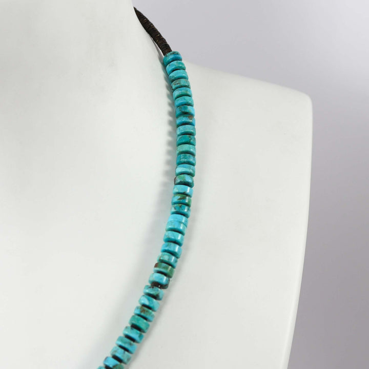 Turquoise and Spiny Oyster Necklace