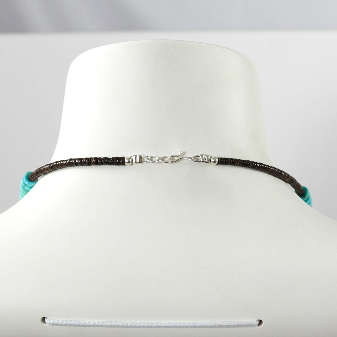 Turquoise and Spiny Oyster Necklace