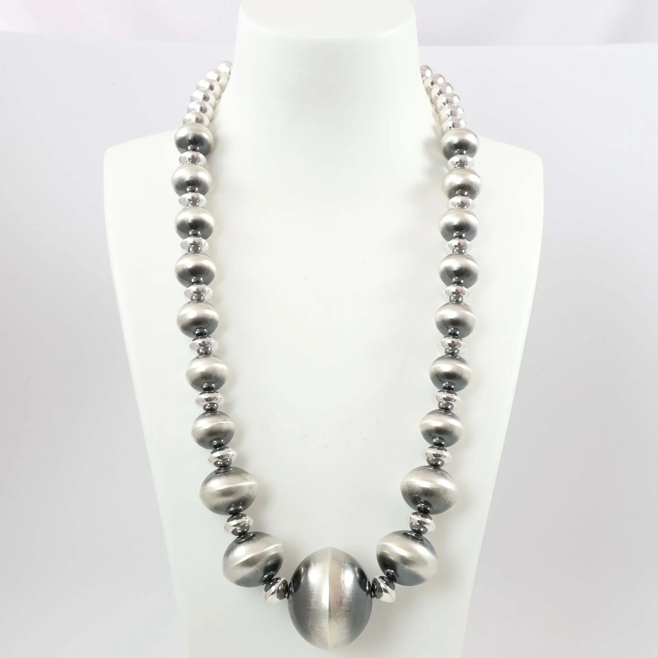 【56cm・silver925】NAVAJO PEARL NECKLACE Navajo Pearl Necklace – Garland's
