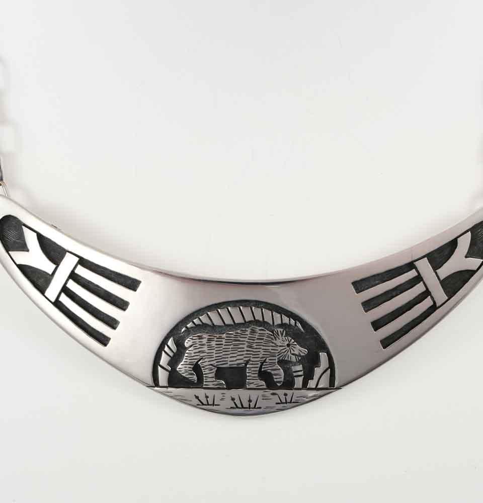 Bear and Rain Cloud Necklace