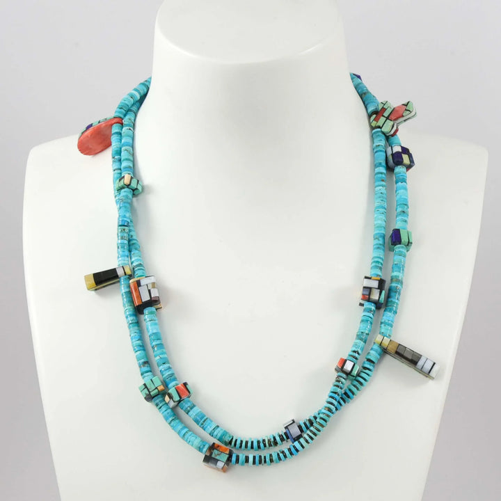 Multi-Stone Bead Necklace