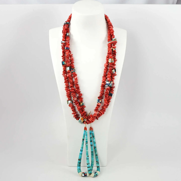 Multi-Stone Bead Necklace