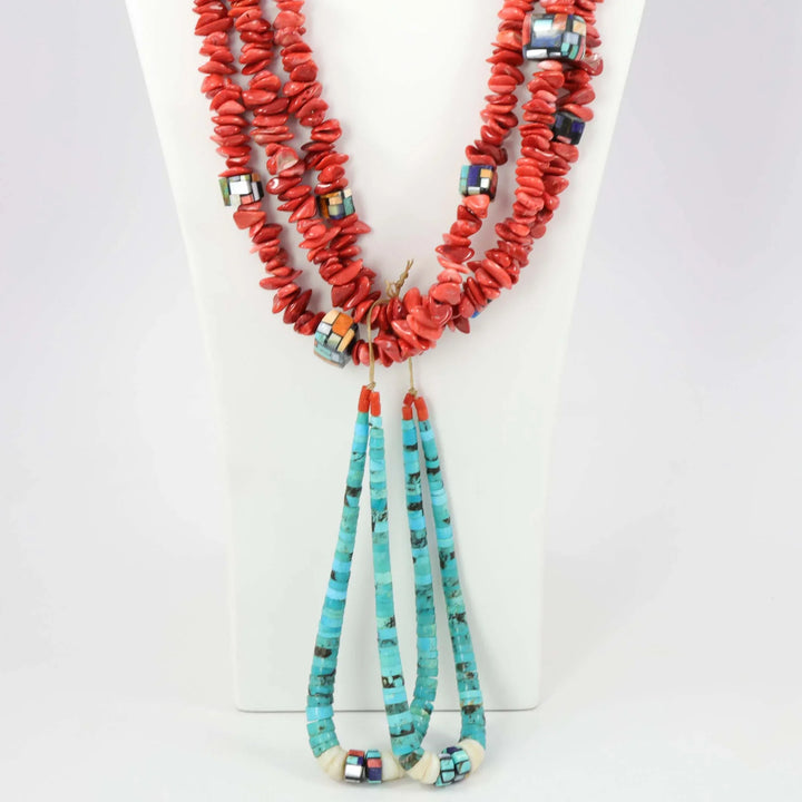Multi-Stone Bead Necklace