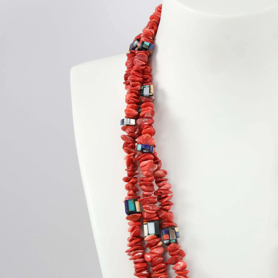 Multi-Stone Bead Necklace