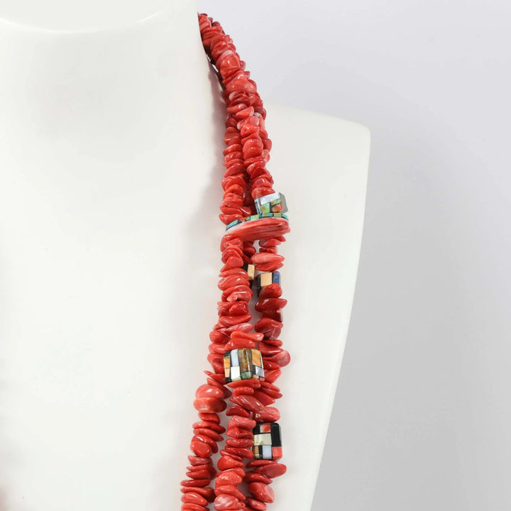 Multi-Stone Bead Necklace