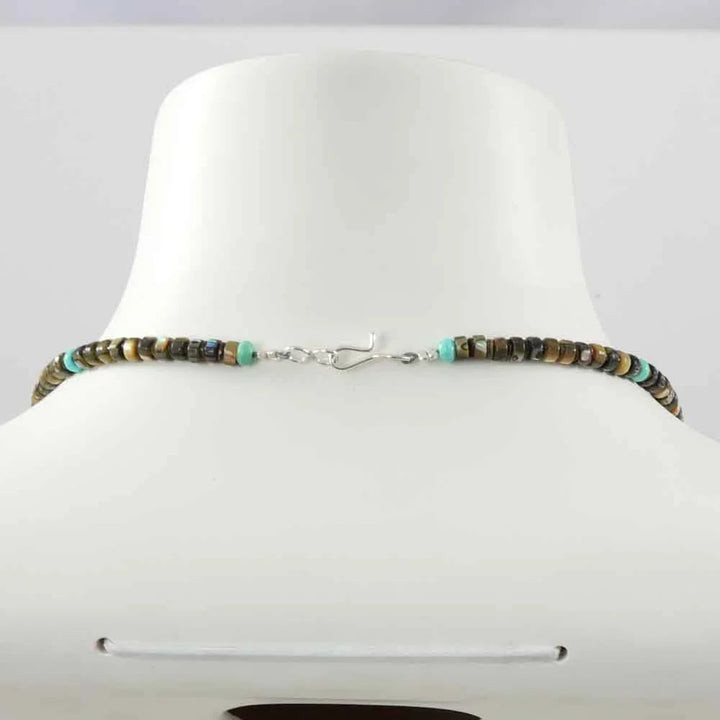 Abalone Shell and Turquoise Necklace