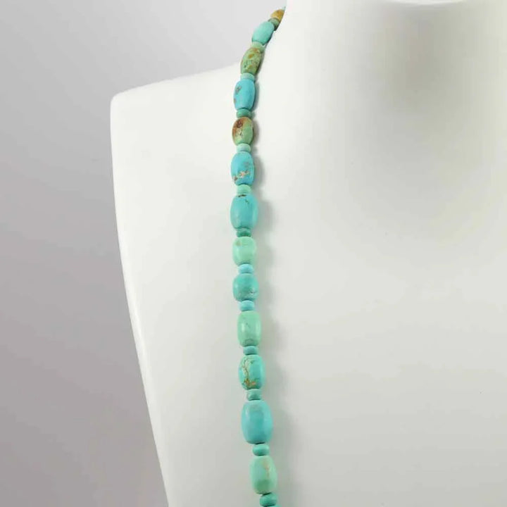 Turquoise and Variscite Bead Necklace
