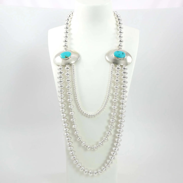 Navajo Pearl Waterfall Necklace