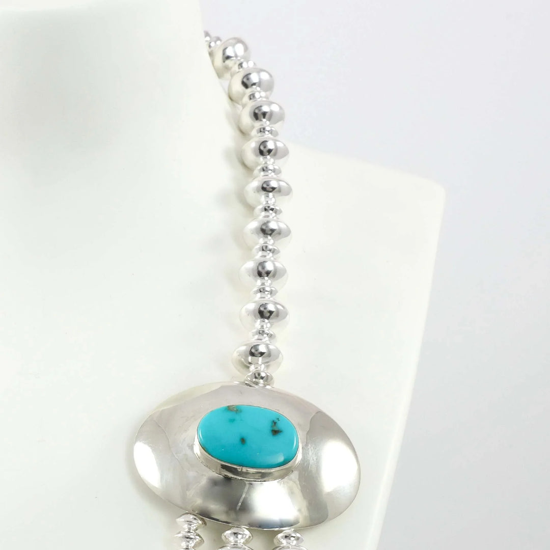 Navajo Pearl Waterfall Necklace