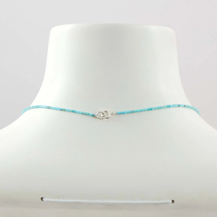 Kingman Turquoise Heishi Necklace