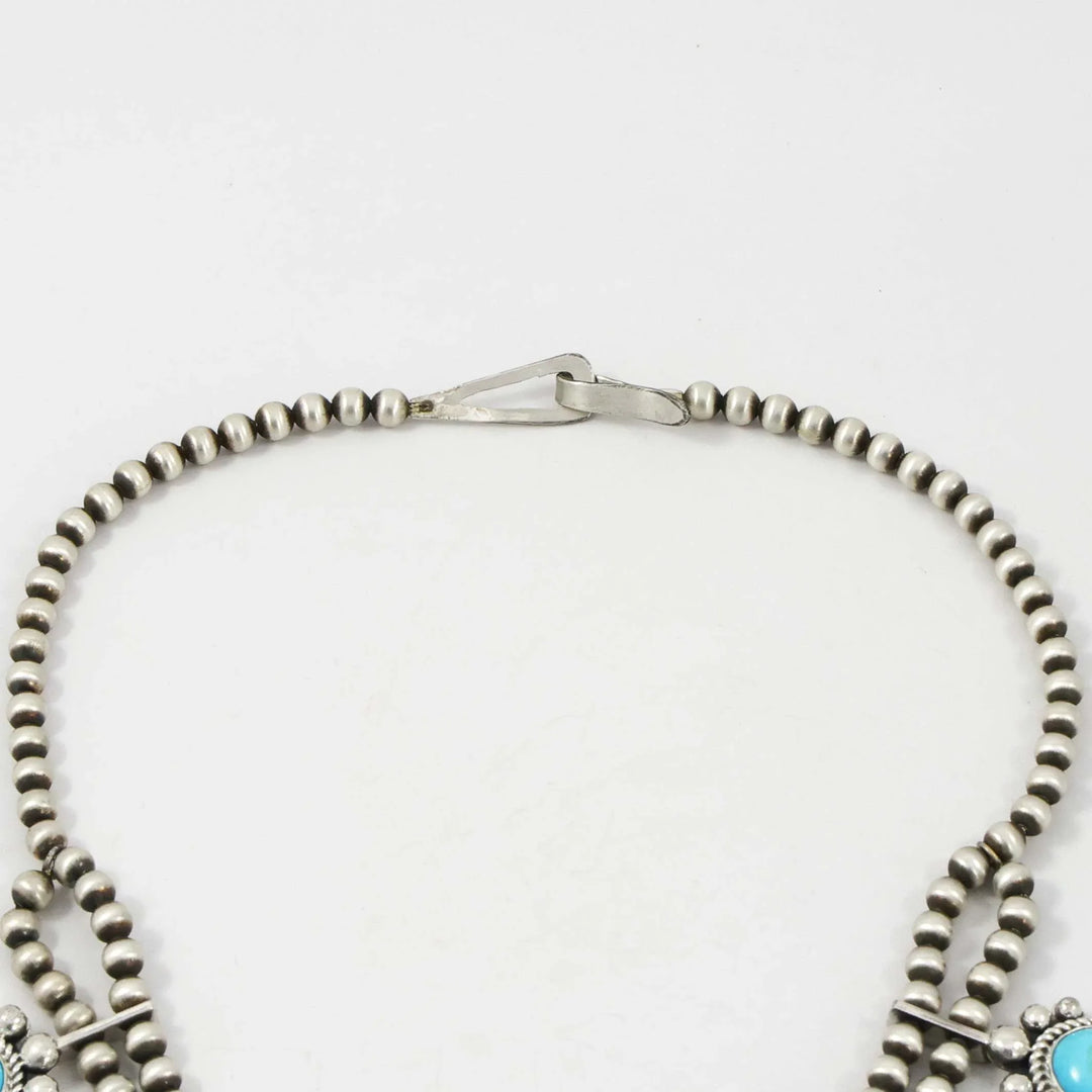 Turquoise Squash Blossom Necklace