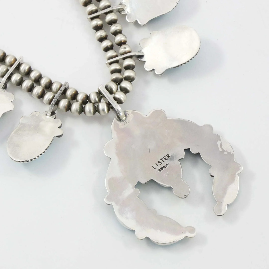 Turquoise Squash Blossom Necklace