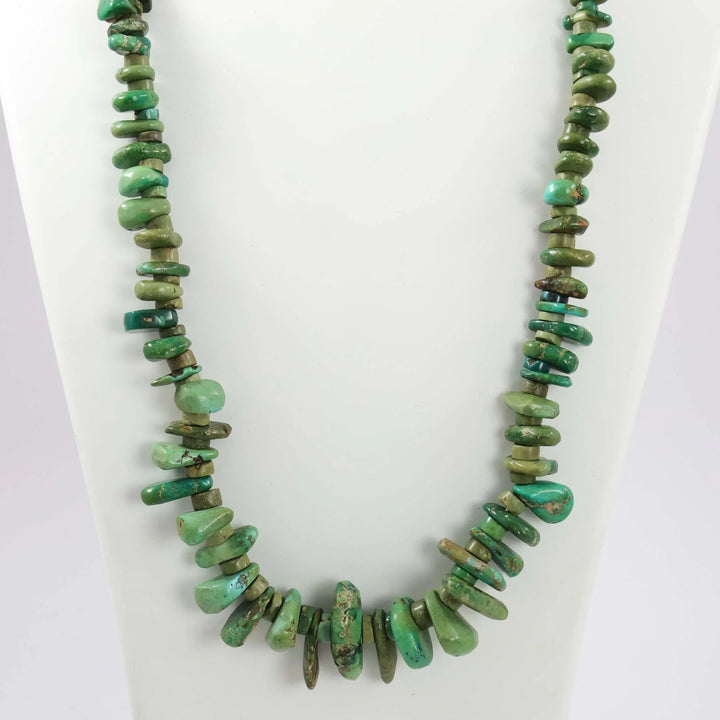 1930s Turquoise Tab Necklace