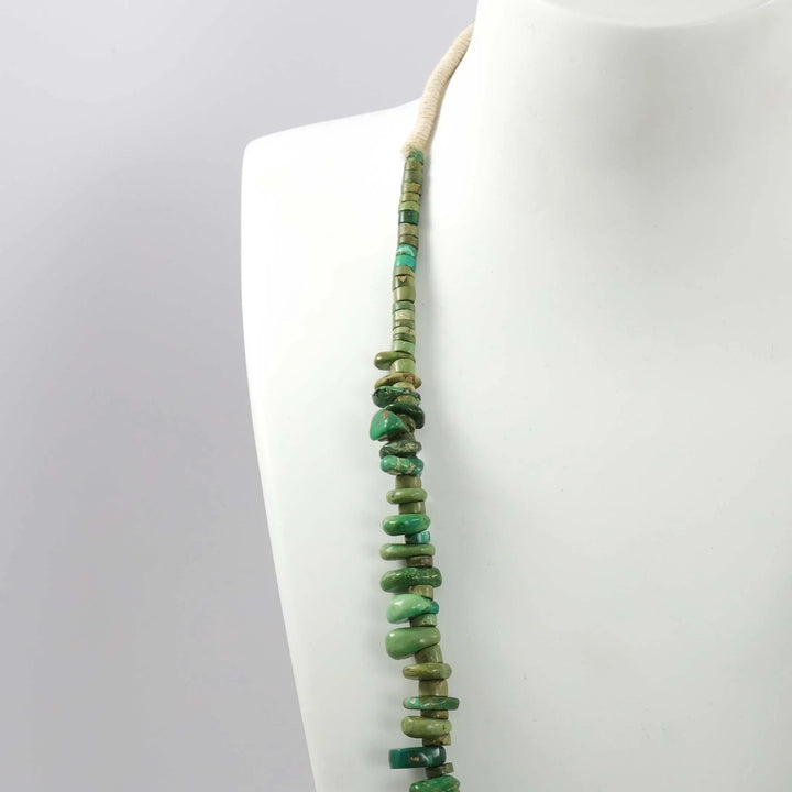 1930s Turquoise Tab Necklace