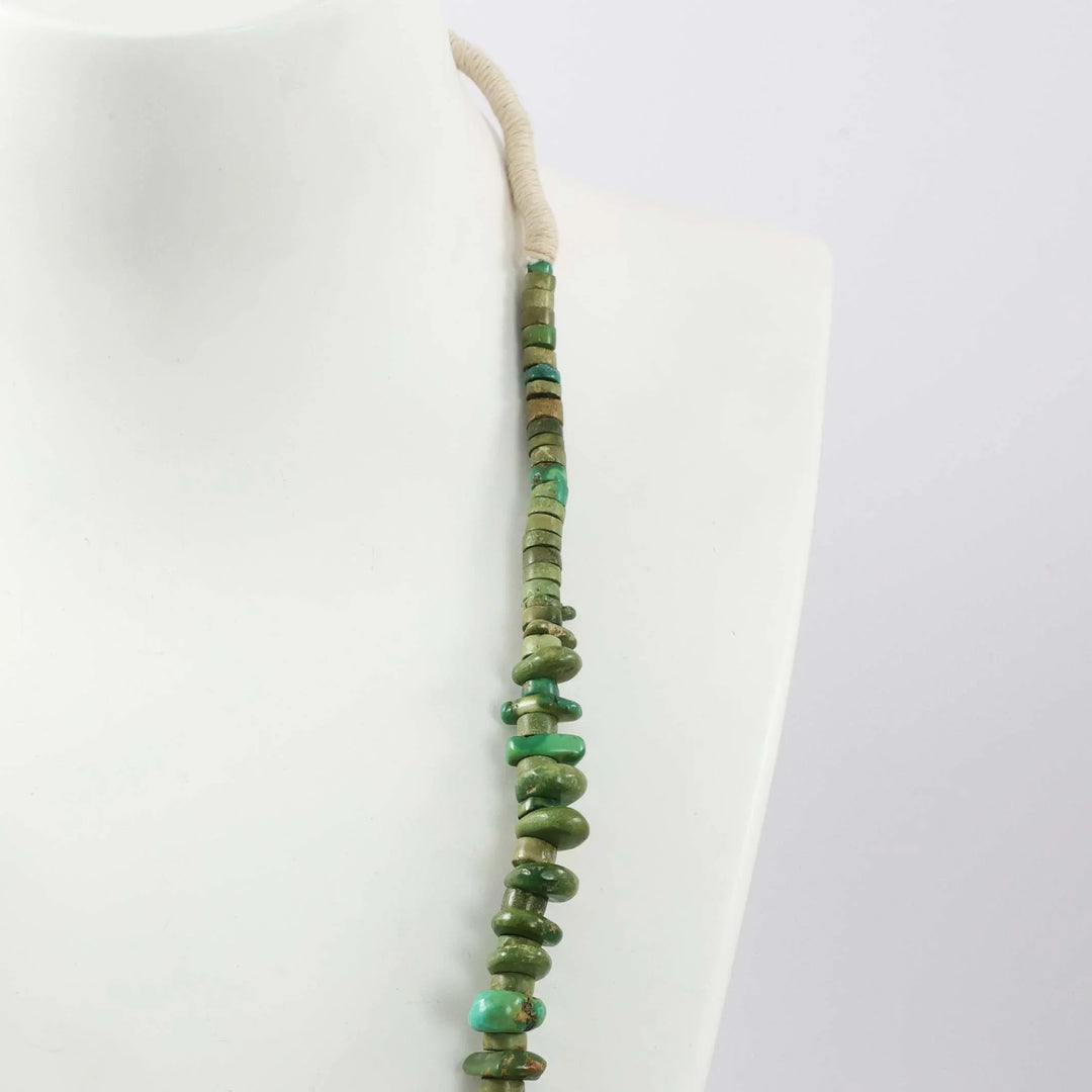 1930s Turquoise Tab Necklace