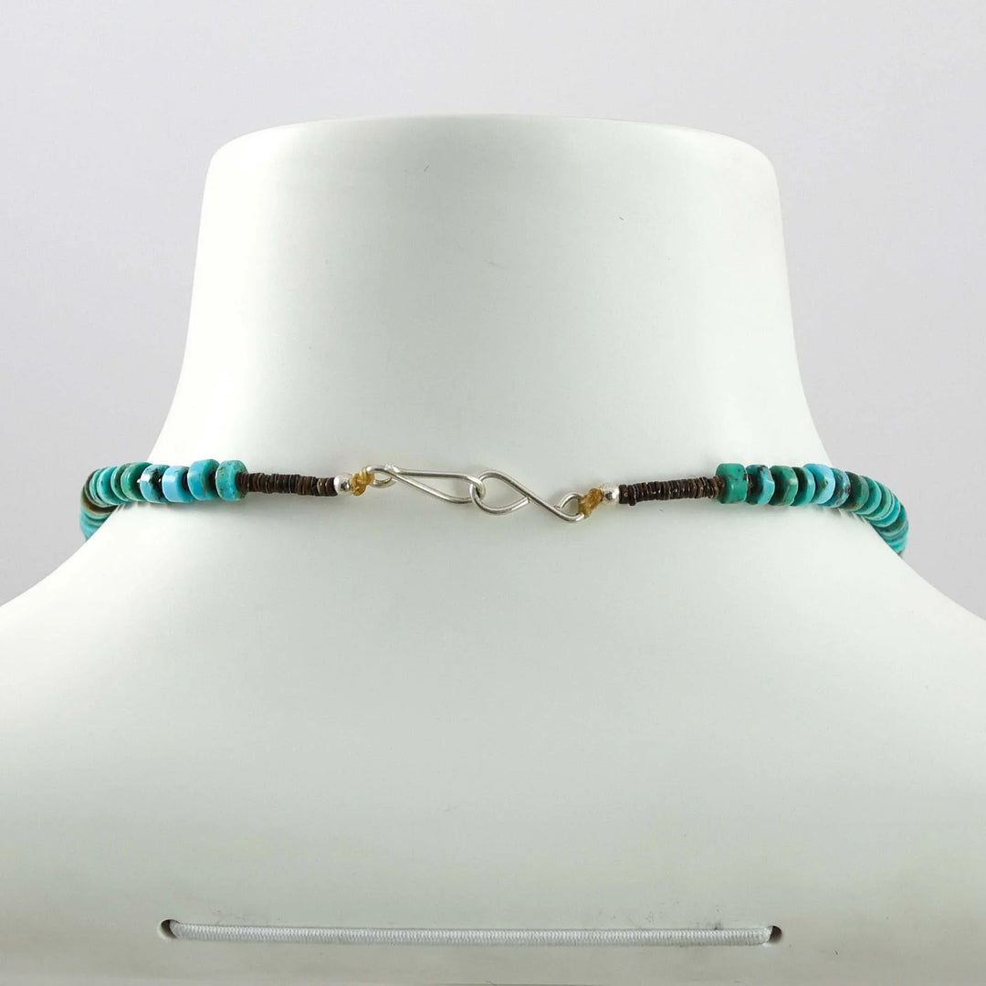 Turquoise and Spiny Oyster Necklace