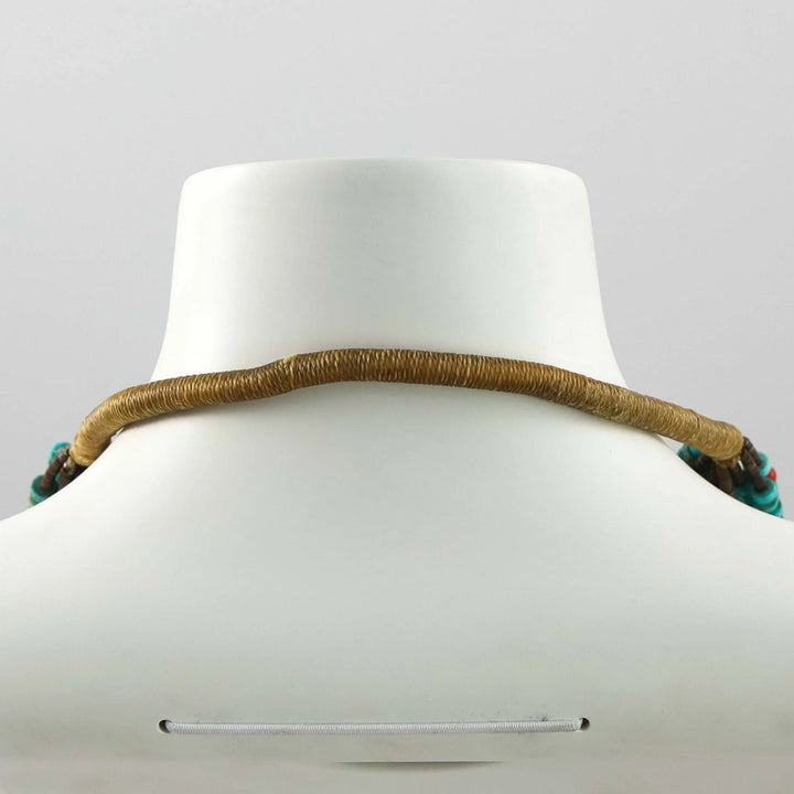 Turquoise and Coral Necklace