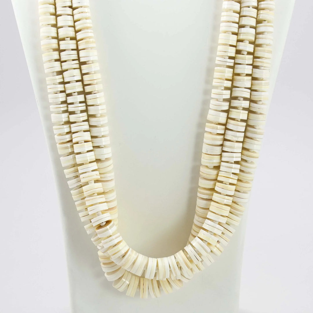 White Melon Shell Necklace