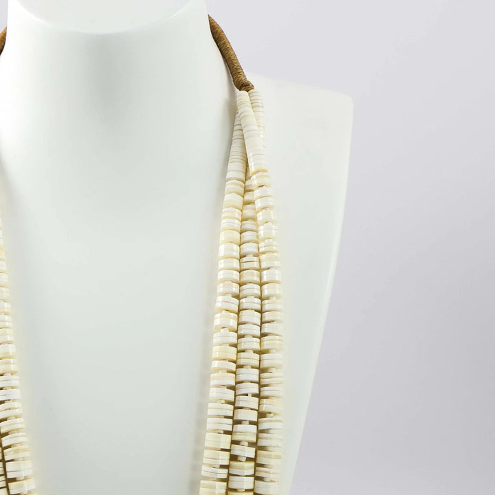 White Melon Shell Necklace