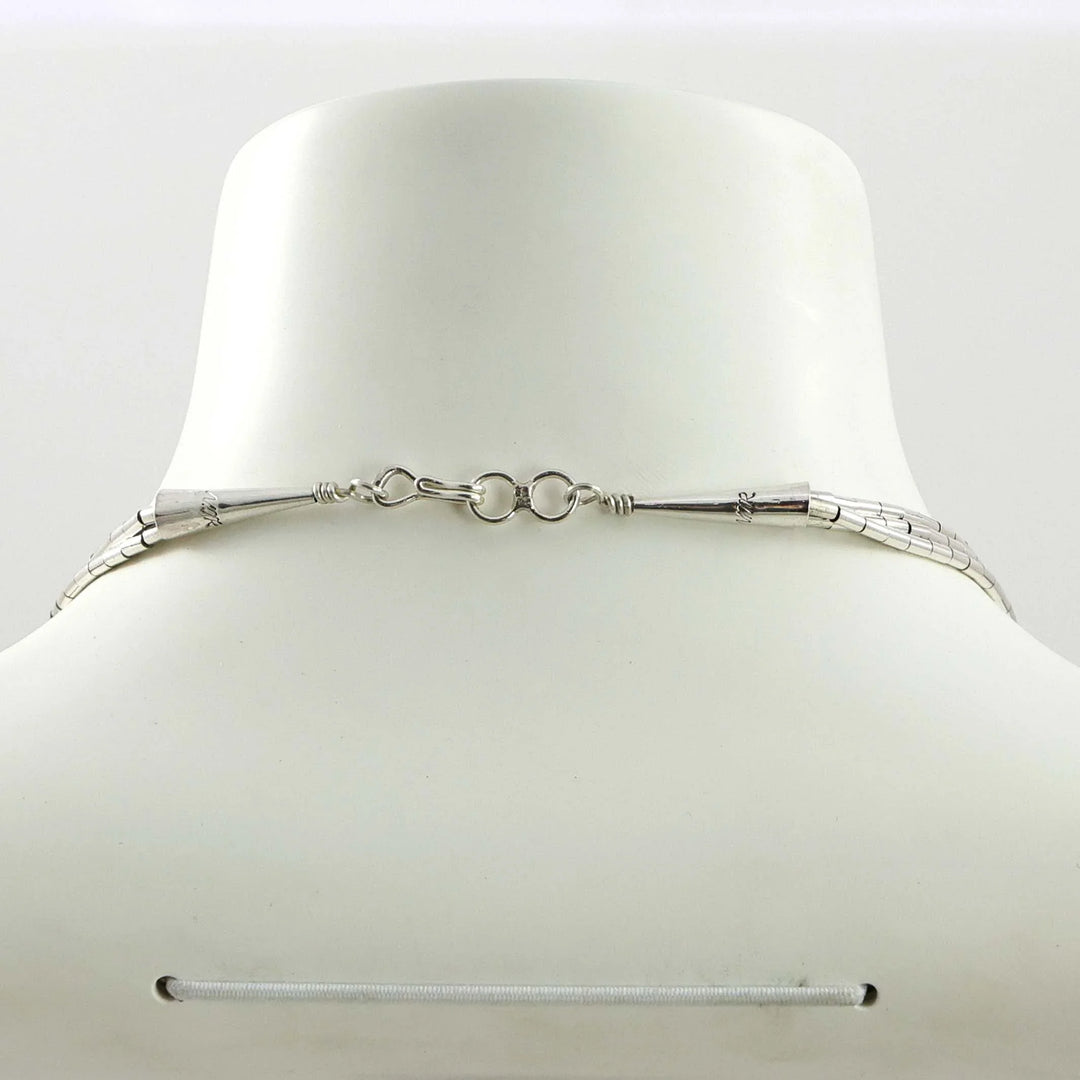 Silver Heishi Necklace