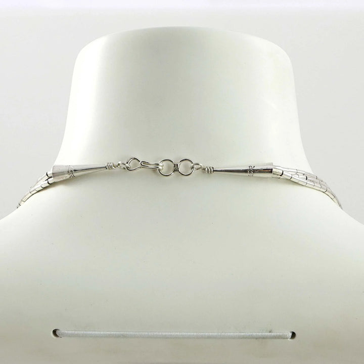 Silver Heishi Necklace