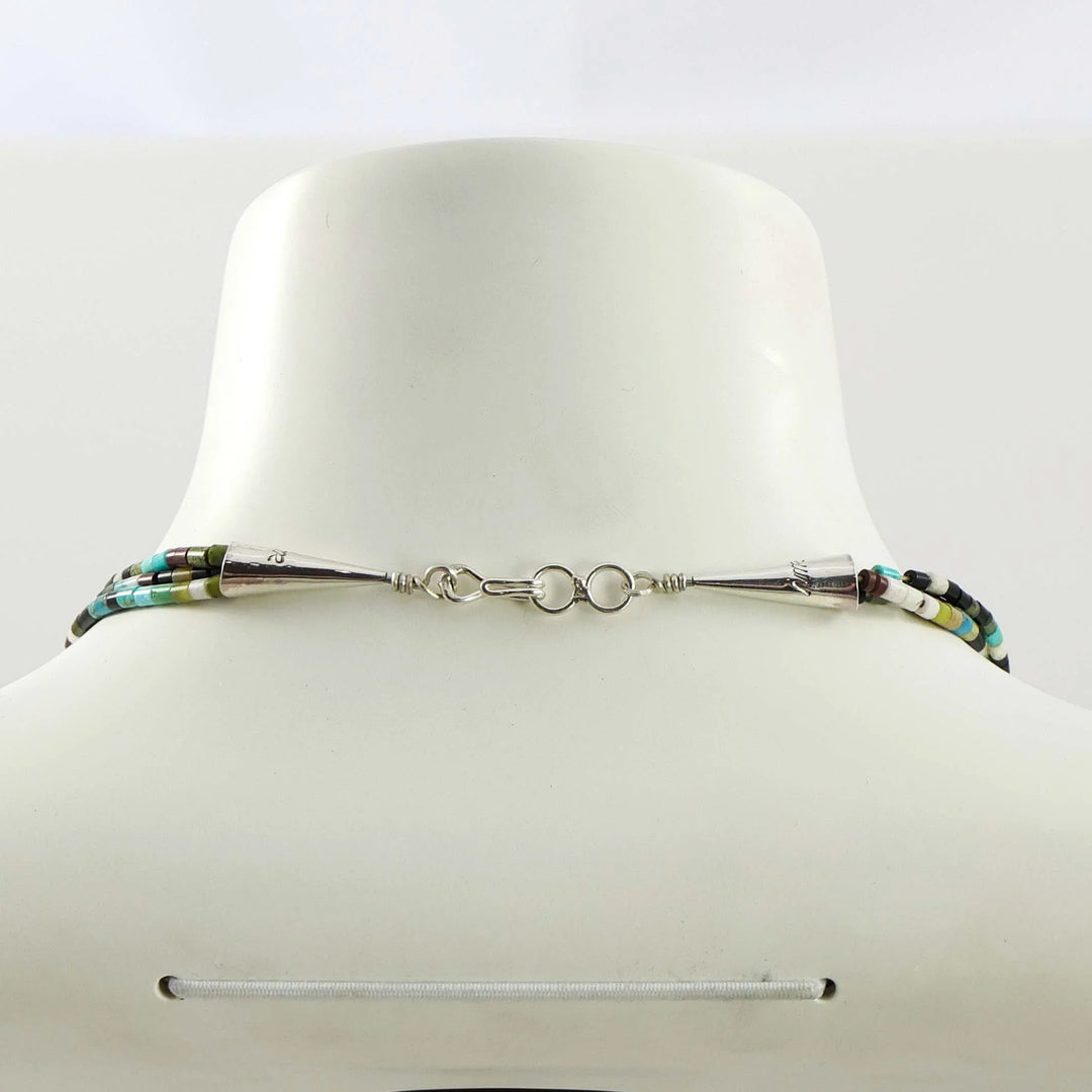 Multi-Stone Heishi Necklace