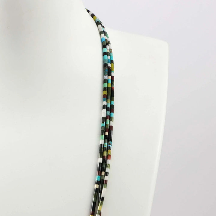 Multi-Stone Heishi Necklace