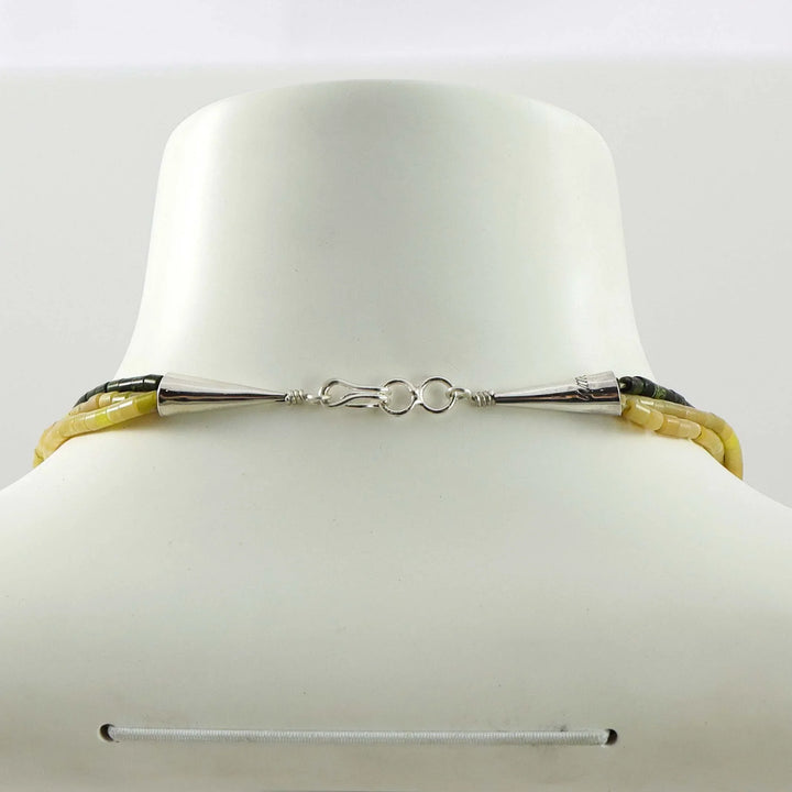 Serpentine Heishi Necklace