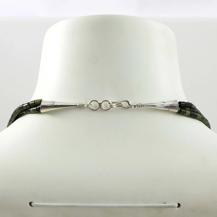 Serpentine Heishi Bead Necklace