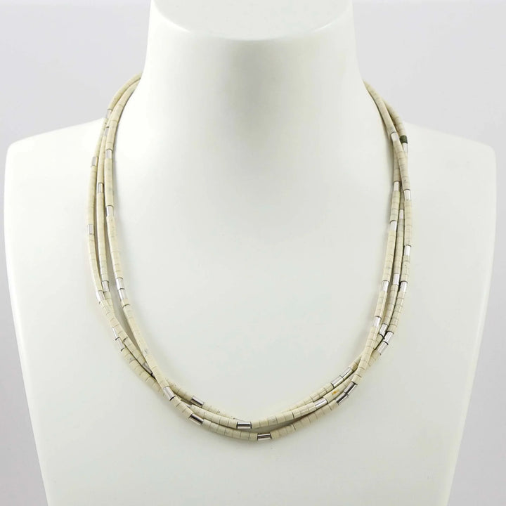 Marble Heishi Bead Necklace