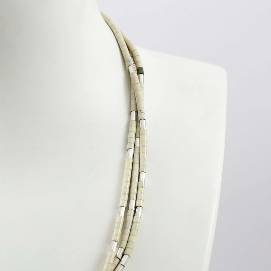 Marble Heishi Bead Necklace